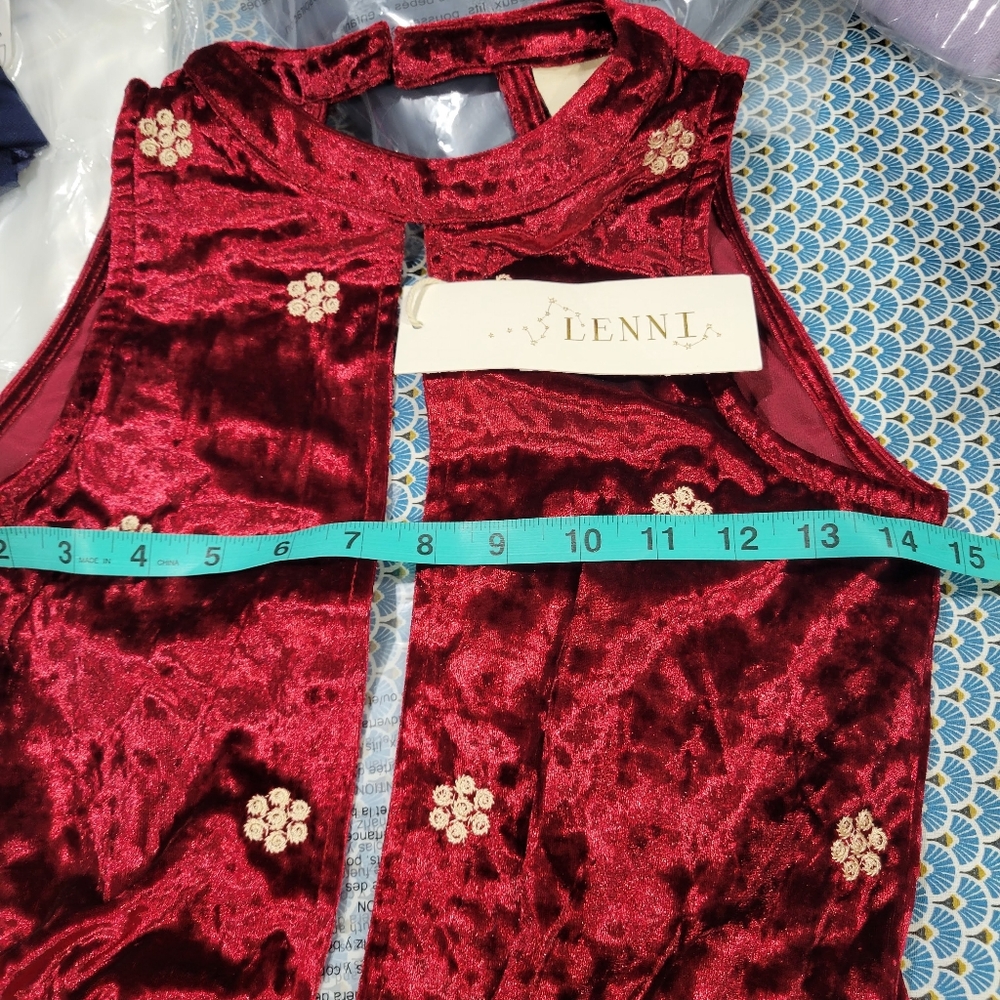 Lenni The Label Free People Chromatic Jumpsuit Wine Size S NWT Festival - Picture 10 of 13